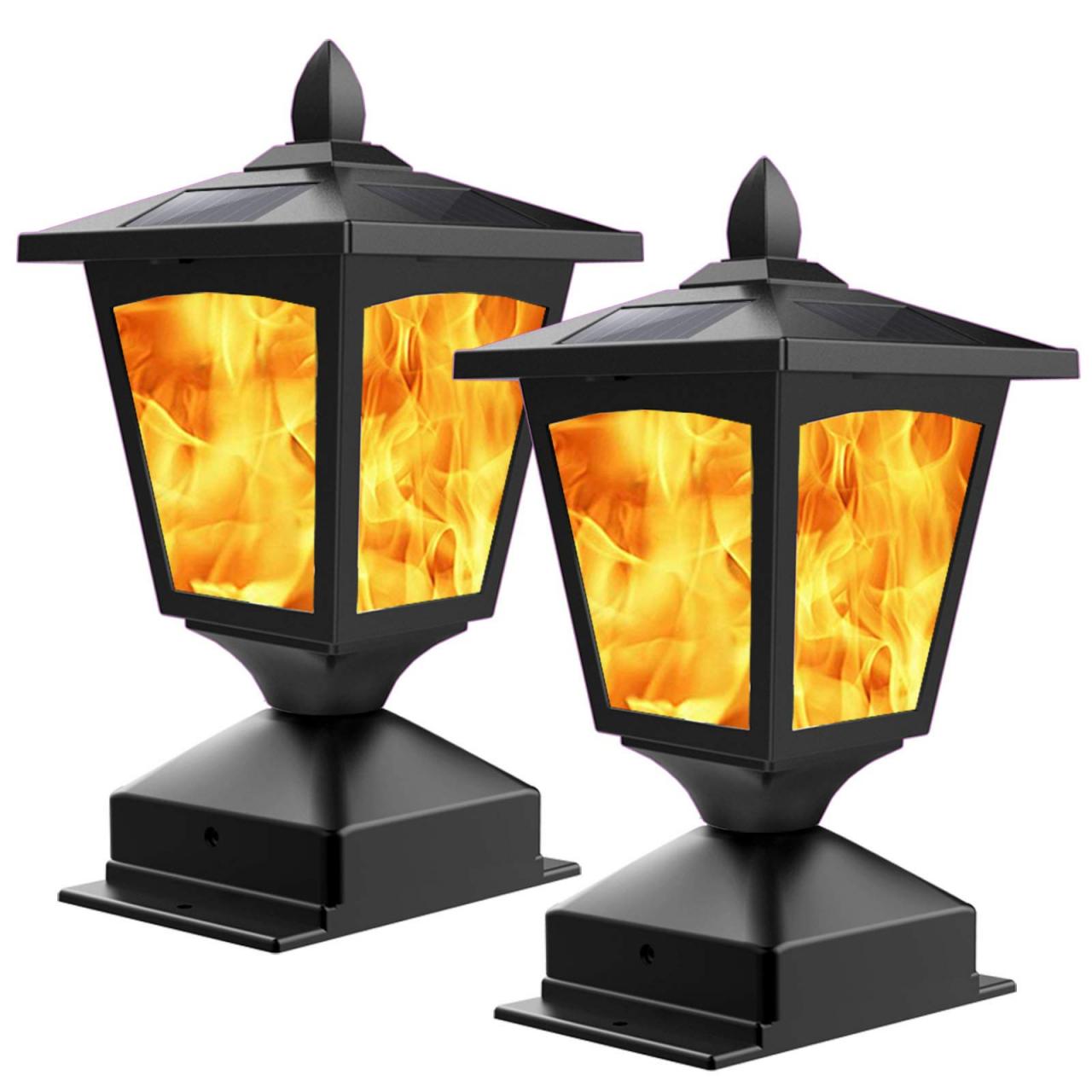 Best solar powered fence post lights