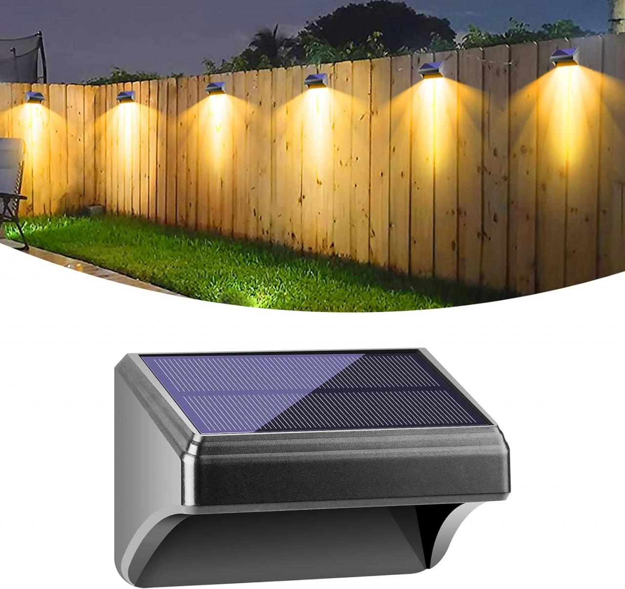 Best solar powered fence post lights