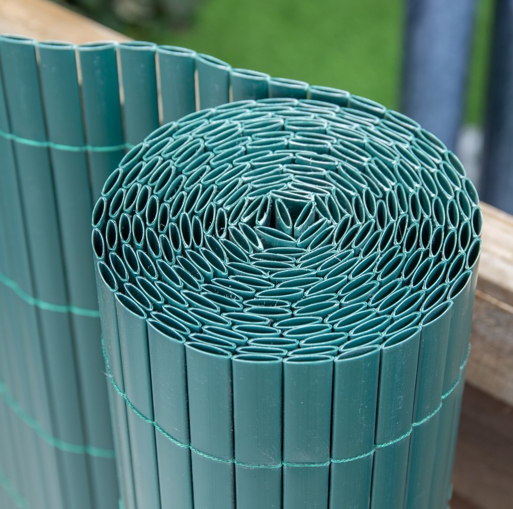 Plastic screening protection fence bamboo cane 5m