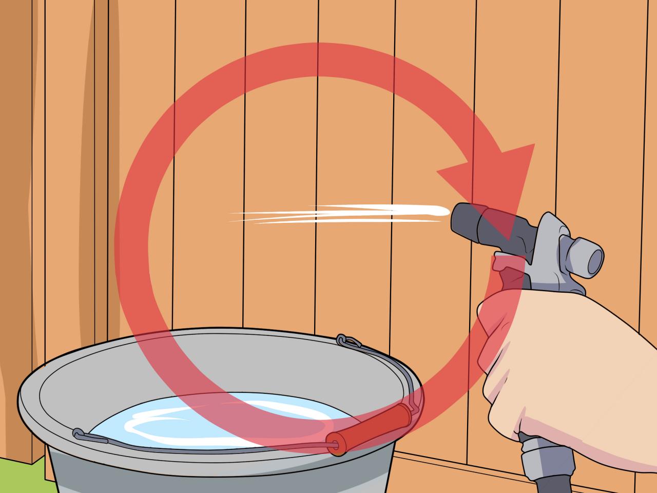 How to clean a white pvc fence