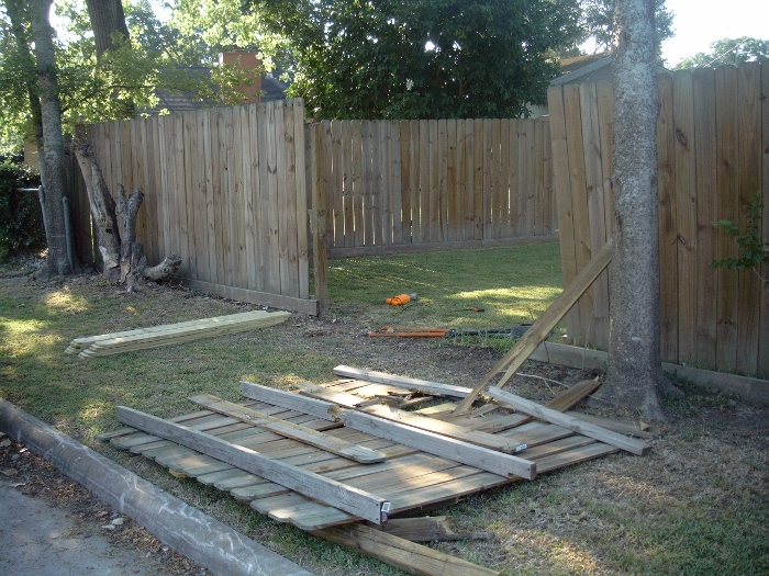 Fixing broken fence posts