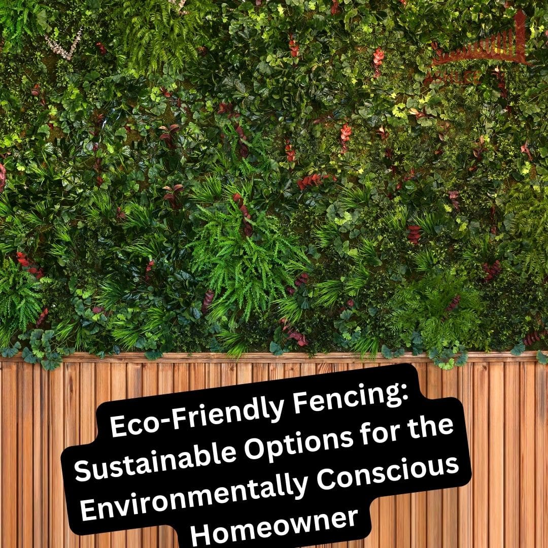 Environmentally friendly fencing