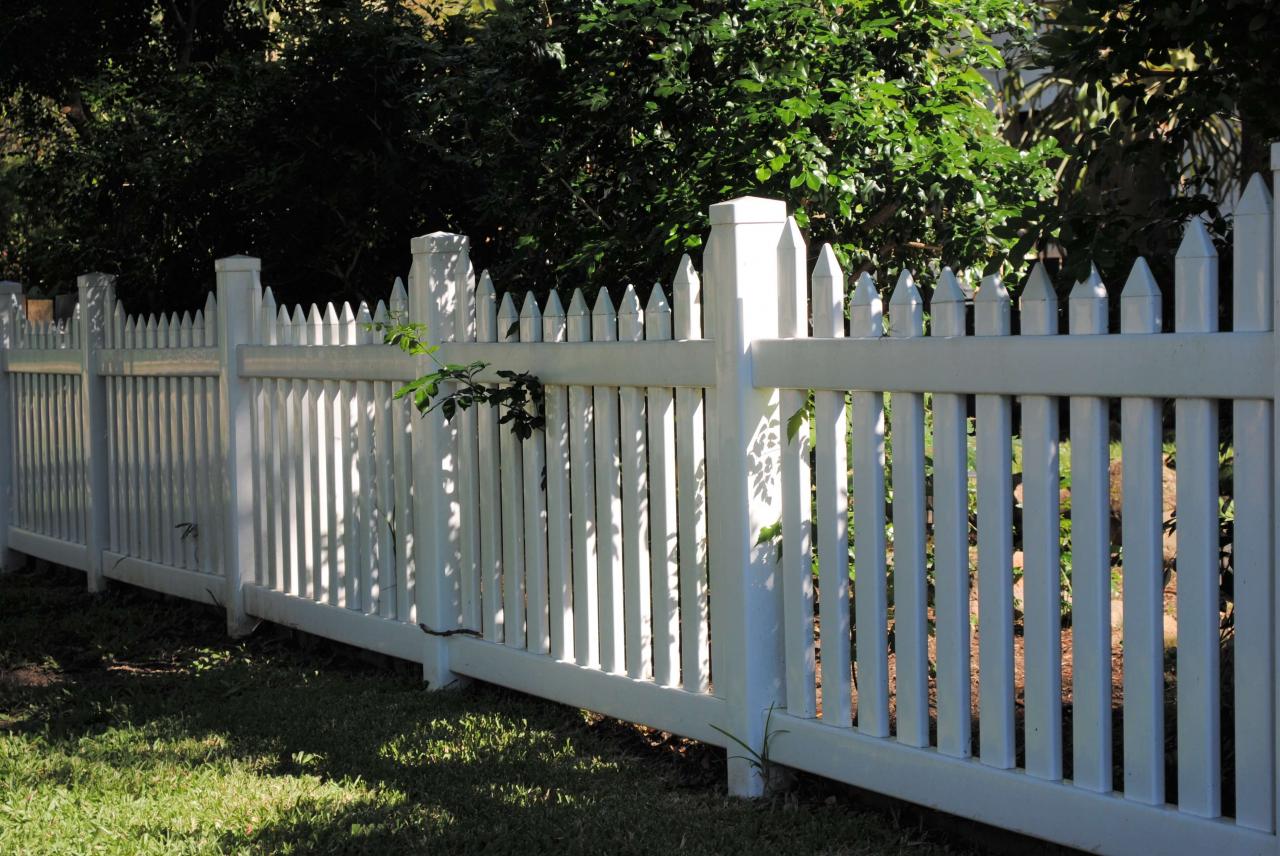 Cost to install white picket fence