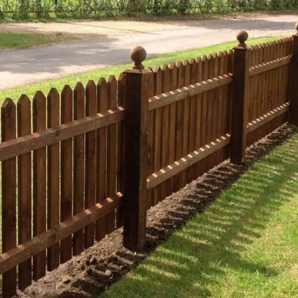 Cedar fence pickets picket fencing