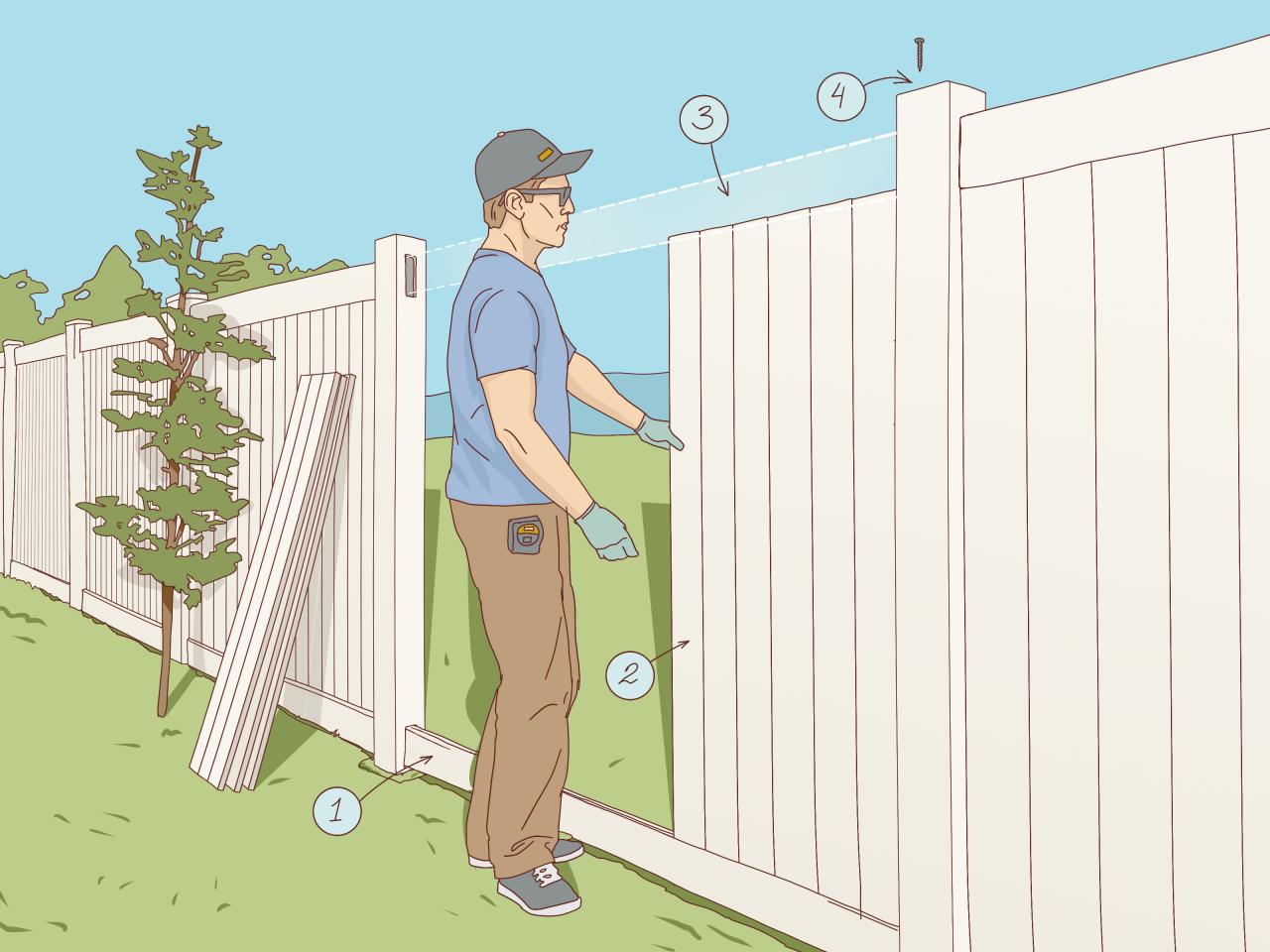 How to remove mold from vinyl fence