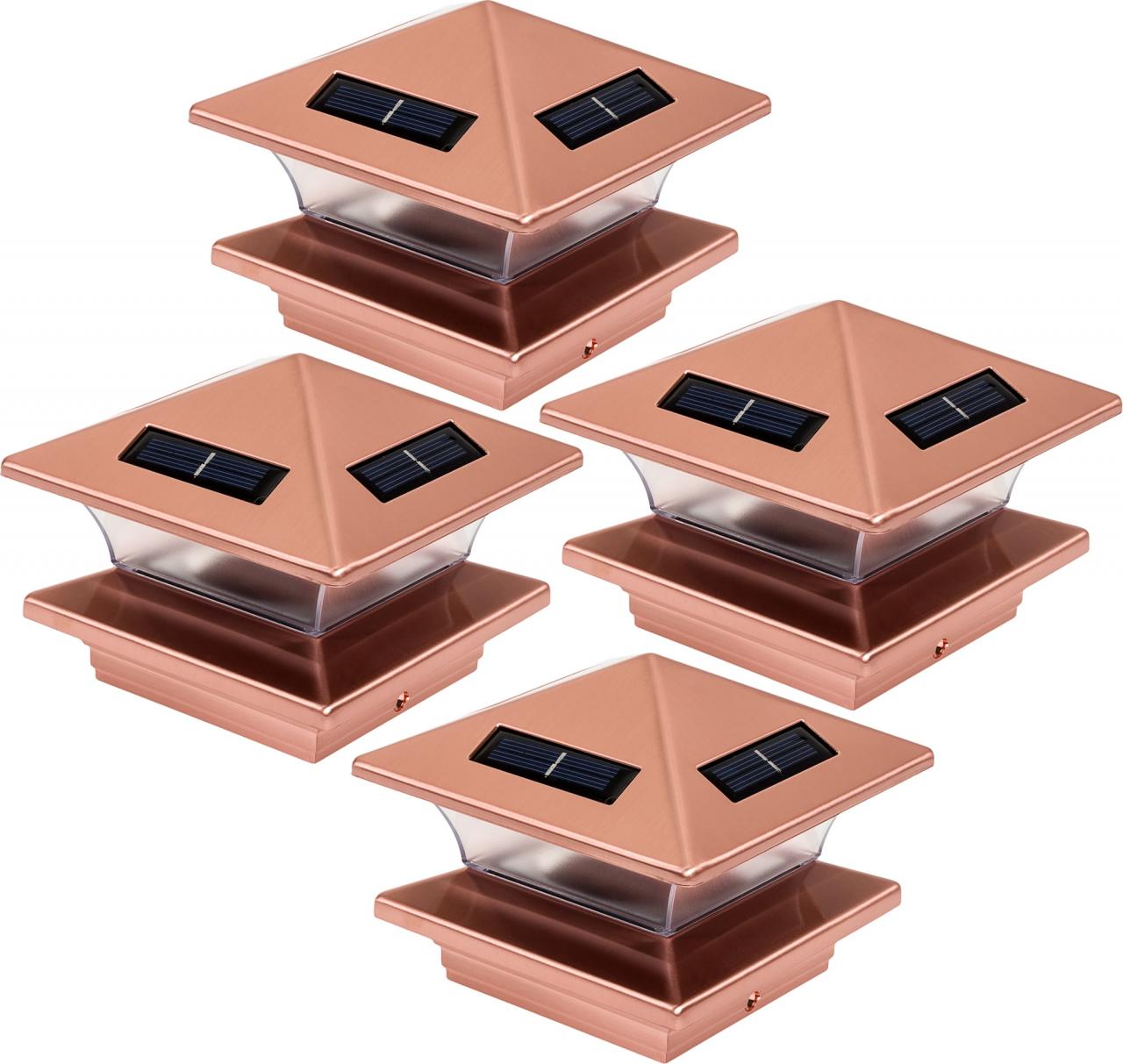 Solar led post cap lights 4x4
