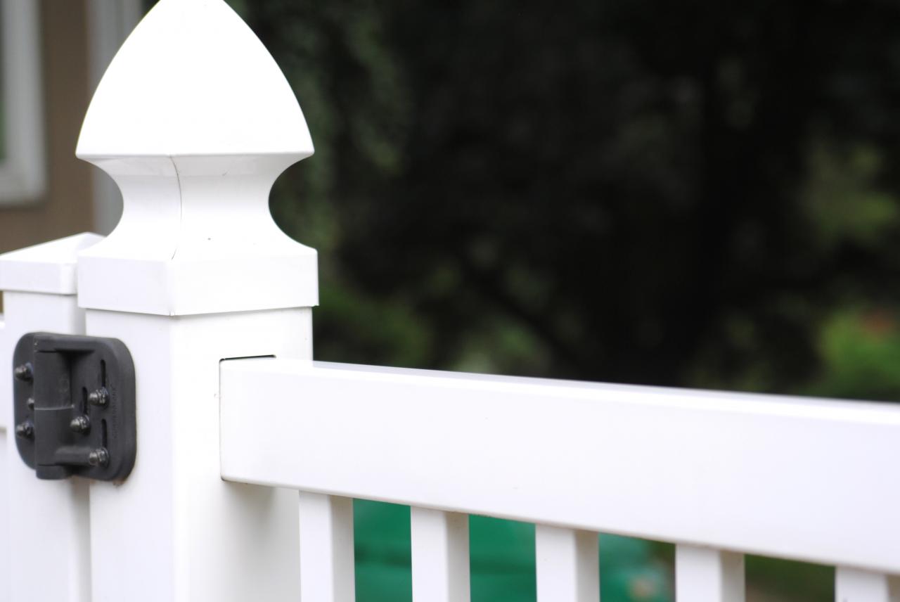 How to clean a white pvc fence