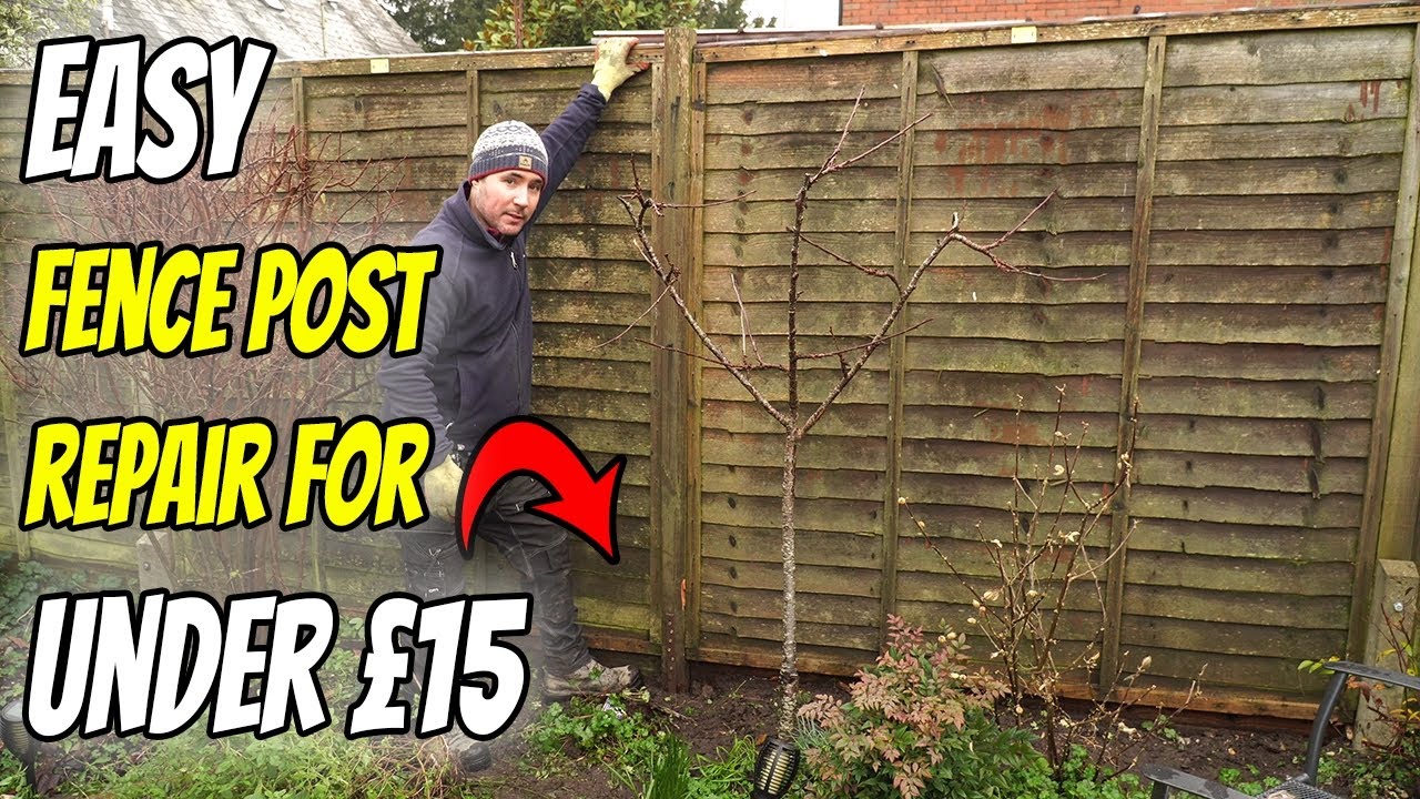 Fence broken post fix