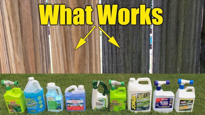Best wood fence cleaner