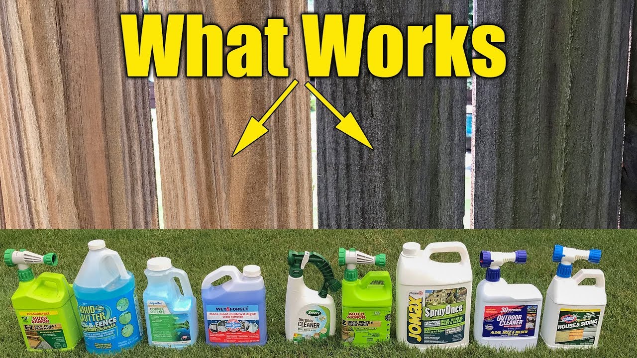 Best wood fence cleaner