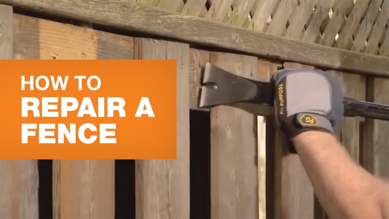 Replace a broken fence post