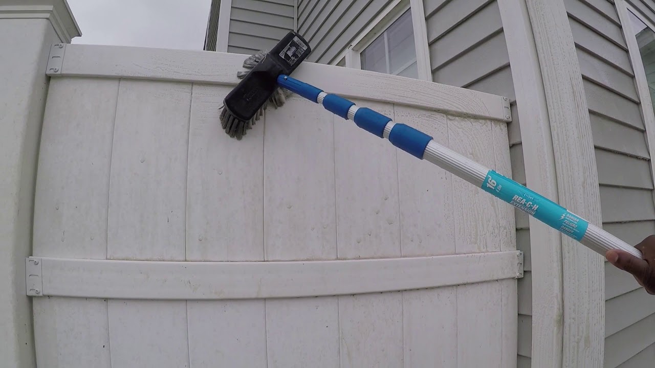 Fence vinyl clean every wash anywhere needed ll then want which now can