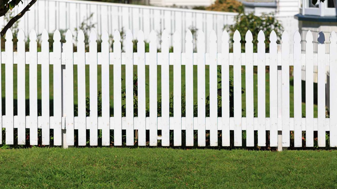 Cost to install white picket fence